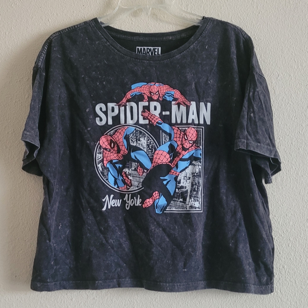 Marvel Spider-Man Sz Large Crop Top